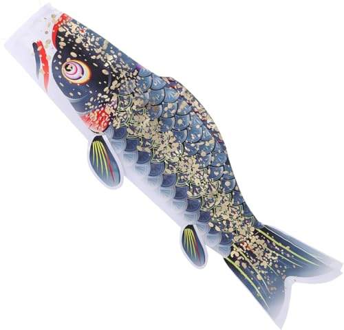 POPETPOP Bolsa de viento para carpa japonesa decoración pescado calcetines de viento para exterior y jardín diseño único para fiestas y decoración del hogar