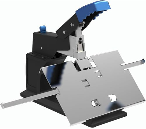 Grapadora Manual De Alta Resistencia, Silla De Escritorio Y Grapadora Plana, Máquina De Engrapar Con Grapadora Montada, Espesor Máximo De Encuadernación De 6,5 Mm, Para Folletos, Documentos De Oficina