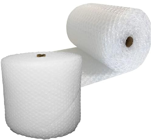 Rolls of Large Bubble Wrap 500mm x 25m or 50m - LARGE Strong Air Bubbles For Picking Packing Moving House (500mm x 50m LARGE)