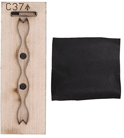 Cortador de cuero Die High Dureza Incisivo Diy Reutilizable Media de cuero hecho a mano con base de madera para artesanías