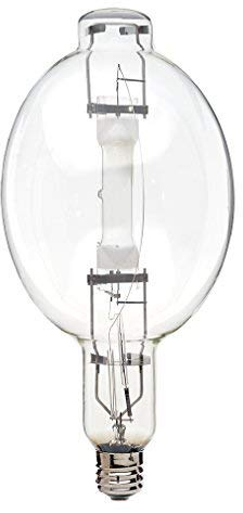 Satco S5835 4200K 1000-Watt Clear Universal Mount Mogul Base BT56 Metal Halide Lamp