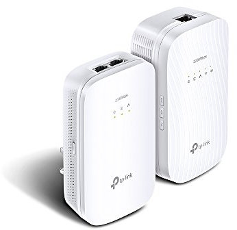 TP-Link tl-wpa9610kit 2000 Mbit/s DUAL BAND GIGABIT Multimedia AC1200 Powerline Adapter, Range Extender, Breitband-/WI-FI Extender, Wi-Fi Booster/Hotspot, Wi-Fi auto-sync, UK Stecker – Weiß