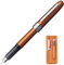 PLATINUM Plaisir PGB-1000#25 Füllfederhalter/Federstärken: F fein/Farbe: Nova Orange/Handgefertigt/Kunststoffverpackung/Füllhalter