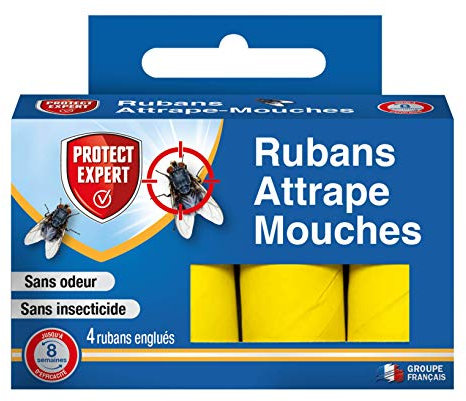 Ruban anti mouches - Blister de 4 rubans