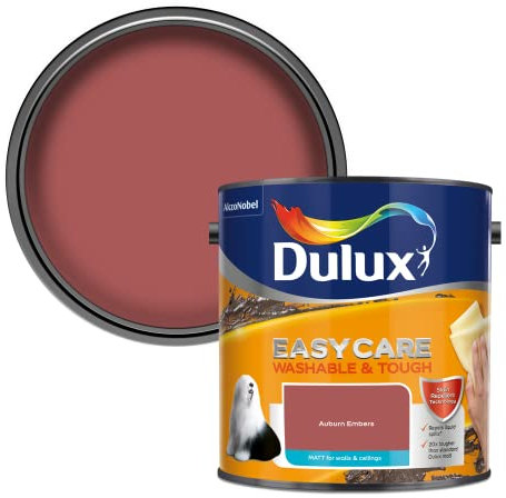Dulux Easycare Washable & Tough Matt Emulsion Paint - Auburn Embers - 2.5L