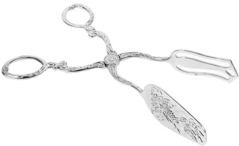 PRETYZOOM Eleganti Pinze da Buffet in Stile Vintage Pinze per Alimenti Pinze per Insalata per Cucina Resistenti per Feste E Barbecue