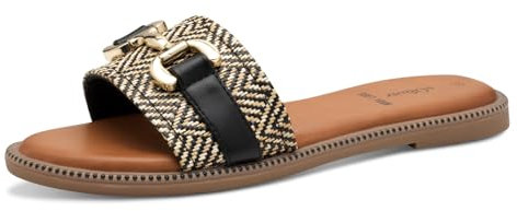 s.Oliver Damen Pantoletten Elegant Sommer, Schwarz (Black), 40 EU