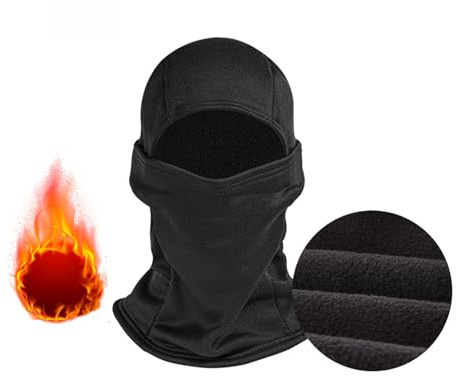Pasamontañas Anti Viento para Motocicleta y Ciclismo Térmico - Máscara Invierno para Hombres y Mujeres - Ideal para Esquí, Pesca