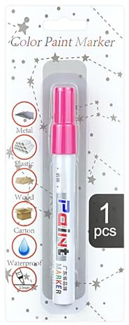 Marcador de neumáticos, bolígrafo de pintura de neumáticos, Set de bolígrafo de pintura automática impermeable, Corres automotrices de secado rápido, herramienta de reparación de pintura de vehículos