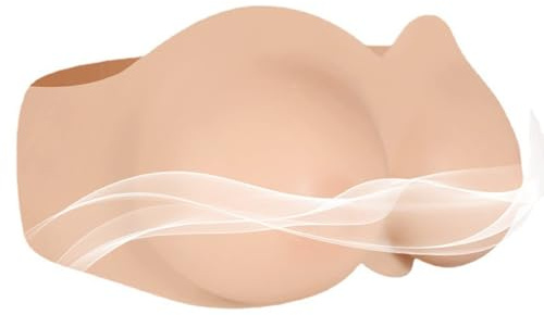 Strapless Silicone Breastplate Ultra-Realistic Silicone Fake Boobs for Crossdresser Transgender Cosplay,Lvory,C Cup