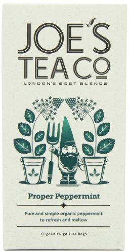 Joe's Tea Co. Proper Peppermint - 15 x organic pyramid tea bags