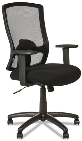 Alera Etros Series High-Back Swivel/Tilt Chair, Black