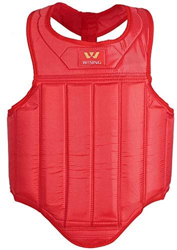 Wesing Martial Arts Muay Thai Boxing Chest Protector Sanshou Body Shield