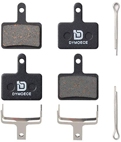 Dymoece 2 Paar Fahrrad Bremsbeläge für Shimano B01S B03S Deore Tektro TRP (Kunstharz, Halbmetall, Metall) SCP-S