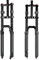 LUNJE Downhill Mountain Bike Suspension Fork 27.5 29 DH/XC MTB Air Fork Travel 150mm Rebound Adjustable Straight Double Shoulder Fork QR 9mm (Size : 27.5inch)