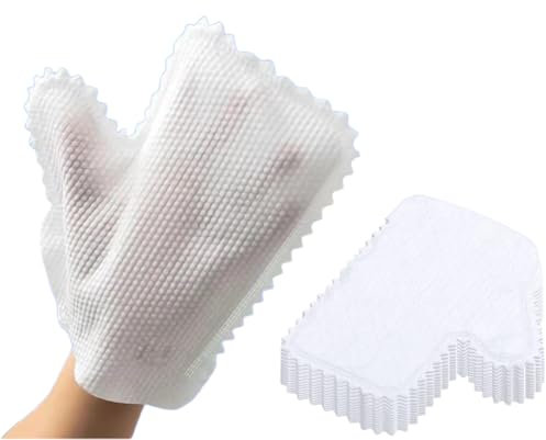 20 guantes de eliminación de polvo para el hogar, guantes no tejidos, paño seco y húmedo de doble propósito, paño de limpieza de lavavajillas y polvo, guantes de microfibra para limpieza de escamas de