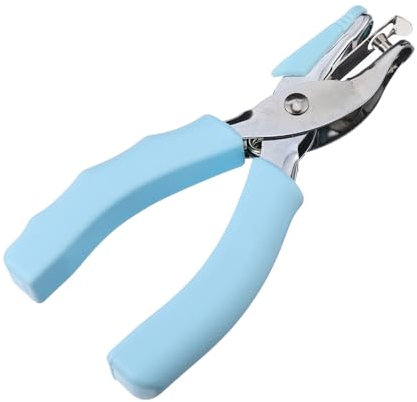 FOYTOKI Pinza Per Buchi Cintura Manuale Macchina Per Punzonatura Meccanismo Doppia Leva Perforatrice Per Pelle Pratica e Facile Da Usare Design Ergonomico