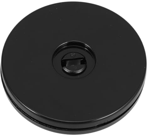 TIDTALEO 360degree Spice Rack Table Turntable Base Lazy Bearing Kitchen Turntable for Dining Black