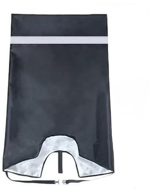 Opatiny 420D Impermeable para Bicicleta Infantil Impermeable Cubierta de Lluvia 85x65x55cm Ligero Cubierta Trasera para Sillín de Bicicleta Negro