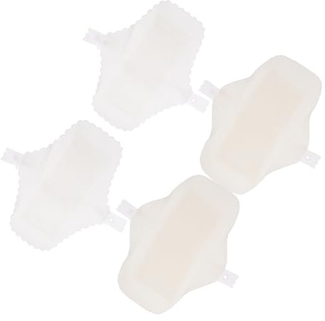 VALICLUD Compresas Menstruales de Tela Lavables y Transpirables 18 CM Capa 4 Unidades Reutilizables para Flujo Menstrual Abundante y Cuidado Femenino Diario
