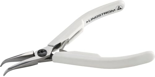 Bahco 7892 Supreme Snipe Nose Plier with Smooth Jaws Bent at 60 Degree, White
