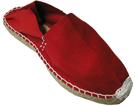 Made in Spain Alpargatas Alfa Plat en Rouge Taille 39 EU
