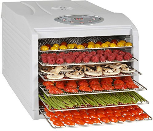 Kitchen chef deshidratador frutas y verduras 6 bandejas 500w kys-333b