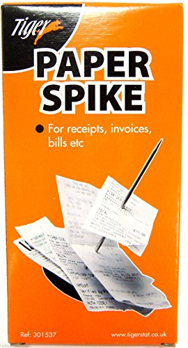 Pincho de metal sólido para sujetar cartas, notas, facturas en papel, recibos, órdenes