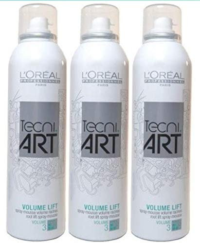 Loreal Volume Lift 3 x 250 ml Spray-Mousse Tecni.art Styling Sprühschaum Neue Serie