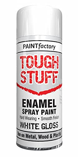 Paint Factory Enamel Paint White Gloss, 400 ml