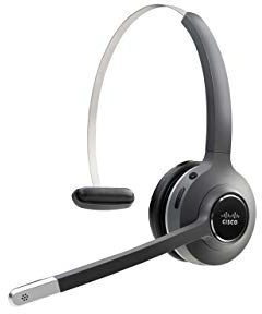 Cisco 561 Headset - Mono - Black - Wireless - DECT 6.0-300 ft48 kHz - Over-The-Head - Monaural - Supra-aural - Uni-Directional, Electret, Condenser Microphone