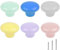 ShipeeKin 6x Colorate Pomelli per Cassetti 32MM Pomelli Rotondi in Ceramica Pomelli per Mobili Manopole per Cassetti e Cucine Pomolo per Mobile Pomelli per Porta da Cucina Camera dei Bambini