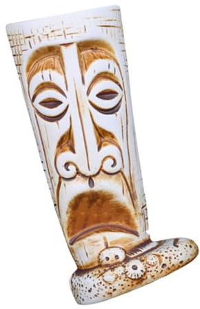 BIUDECO 1pc Creative Skull Cocktail Shaker Cup Unique Mug for Cocktails Mixed Drinks and Beverages for Home Bar Parties Design Retro Pattern