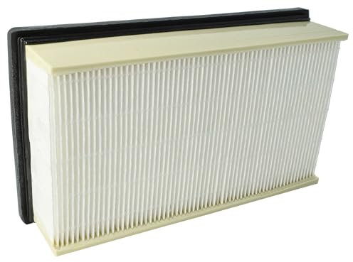 vhbw Filtro plisado plano compatible con Kärcher NT361, NT 40/1 Tact, NT40 aspiradora, aspiradora seco y húmedo - Elemento filtrante