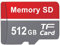 dolrun Tarjeta SD 512 GB - Memoria 512 GB Impermeable Alta Velocidad para Móvil, Gopro, Tableta, Dron, Cámara Deportiva