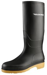 Dunlop - Bottes en caoutchouc Dull, tailles-33 EU, Noir