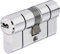 Abus - Cilindro doble entrada D6PSN 30/35 mm Bkn, niquelado
