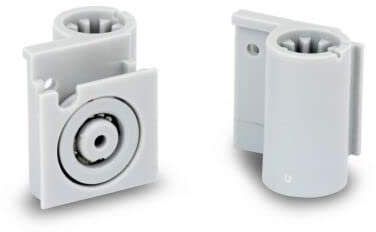 Shower Door Guides 1 Left and 1 Right Hand Suitable for Some Manhattan Shower Doors