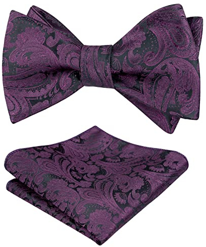 Alizeal Set Di Fiocco Floreale Maschile E Hanky Set