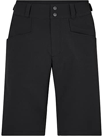 Ziener Herren NIW Fahrrad-Shorts mit Innenhose - Mountainbike/Outdoor/Freizeit - atmungsaktiv,schnelltrocknend,gepolstert, Black, 50