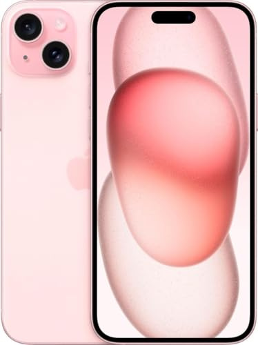 Apple iPhone 15 Plus, 256GB, Pink - AT&T (Renewed)