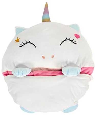Paris Prix Sac de Couchage Convertible Licorne 50x130cm Blanc