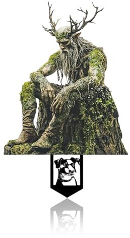 LUMOOM Decorazione da giardino Troll statuetta decorativa da giardino, spirito della foresta, sculture decorative per giardino e terrazza, divertente statuetta da giardino, ornamenti da giardino