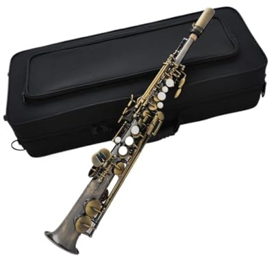 Professionell Saxofon Professionell Antikmässings altsaxofon I Eb stil Med Fodral