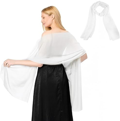 Urker Chiffon Shawls And Wraps for Women,Summer Shawl,Shoulder Covers | Lightweight Soft Scarf, Suitable for Weddings, Dinners, Parties, and Pairing with Evening Gowns and Dresses