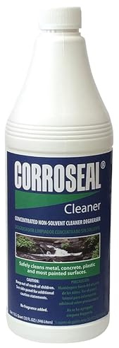 Corroseal 80022 Water-Based Rust Converter Application Cleaner - 1 Qt