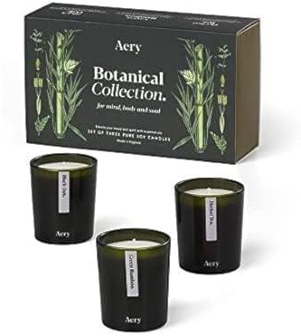 Aery Ltd Set de Regalo de Vela, Verde, Votives, 80g Each
