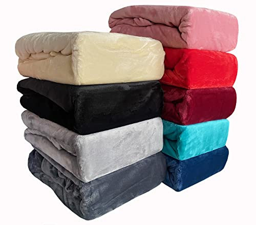 Leonado Vicenti Spannbettlaken 90/100x200 Winter Teddy Plüsch Premium Cashmere Touch Spannbetttuch Fleece Bettlaken Schwarz, 90 x 200 - 100 x 200 cm