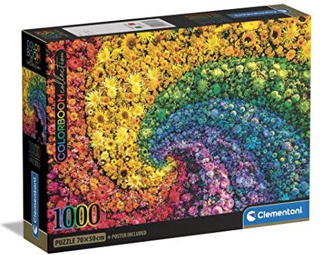 Clementoni - 39779 - ColorBoom Collection - Whirl - 1000 Pezzi - Puzzle Adulti, Puzzle Colori, Puzzle Gradient, Made In Italy