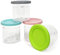 CUTIECLUB Dessert Tubs 4PCS Ice Cream Pints Containers and Lids for Ninja Creami NC301 NC300UK NC299AMZ Series Creami Ice Cream Makers